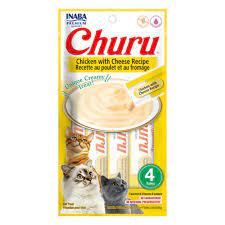 INABA CHURU GATO SABOR POLLO Y QUESO