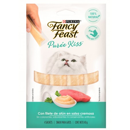 Fancy Puree Kiss Con Filete de Atún en Salsa Cremosa 40 GR