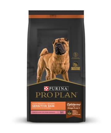 Pro Plan Sensitive Skin Dog Adult Razas Medianas y Grandes Alimento para Perros Purina