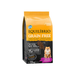 Equilibrio Grain Free Senior Razas Miniatura Alimento para Perros Total 1.5kg