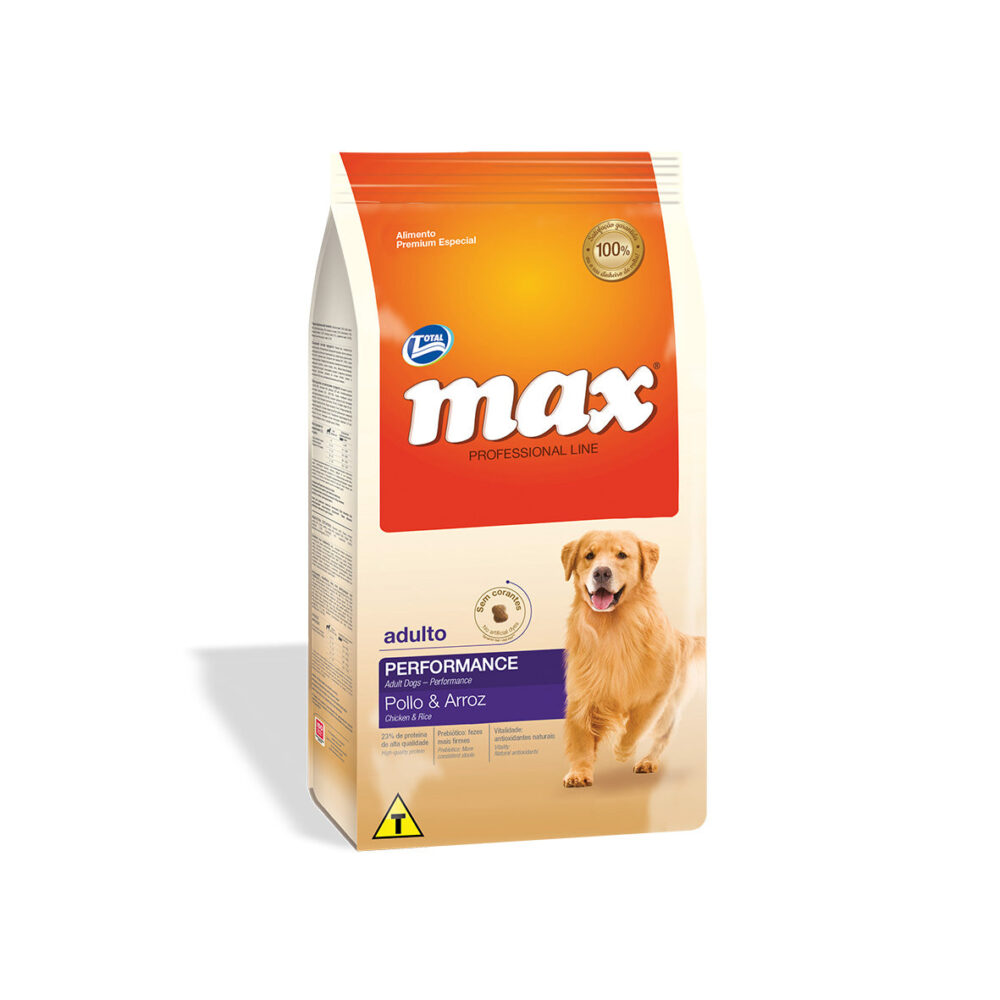 Max Adulto Performance Alimento para Perros Total