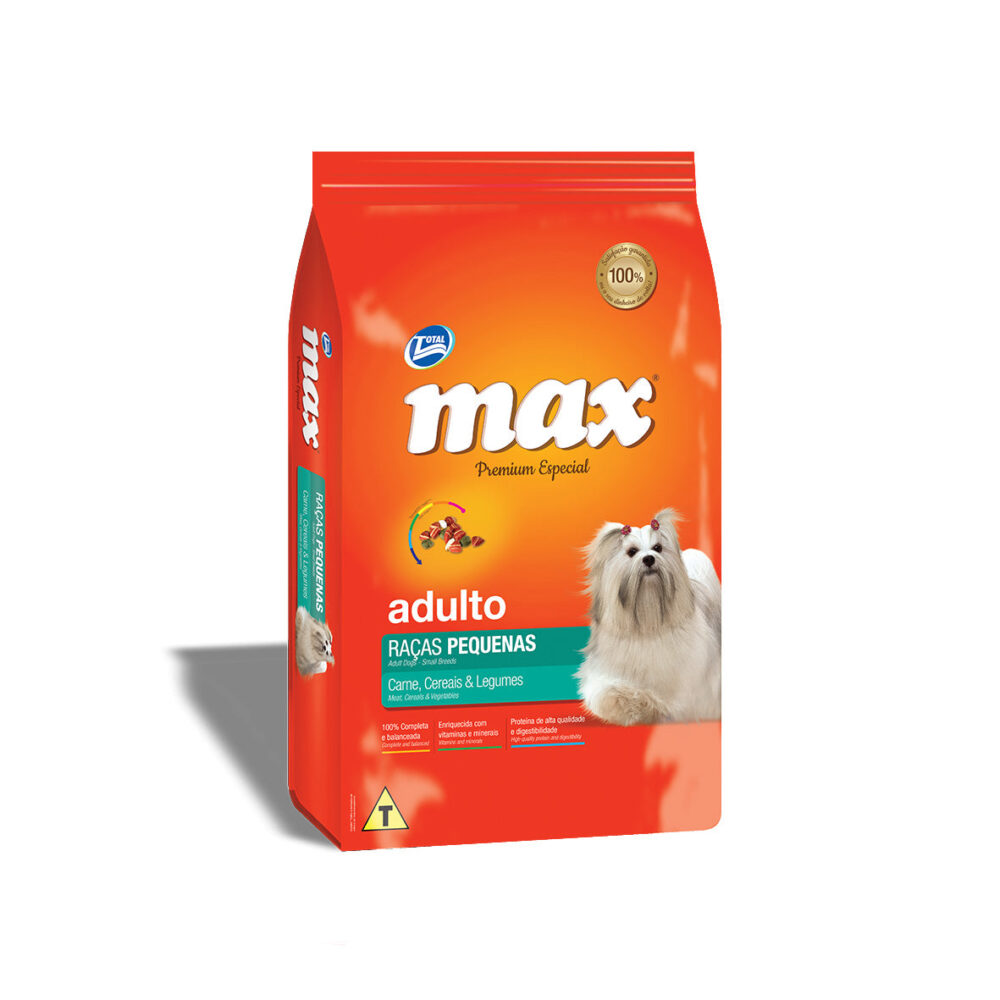 Max Adulto Razas Pequeñas Alimento para Perros Total 2kg